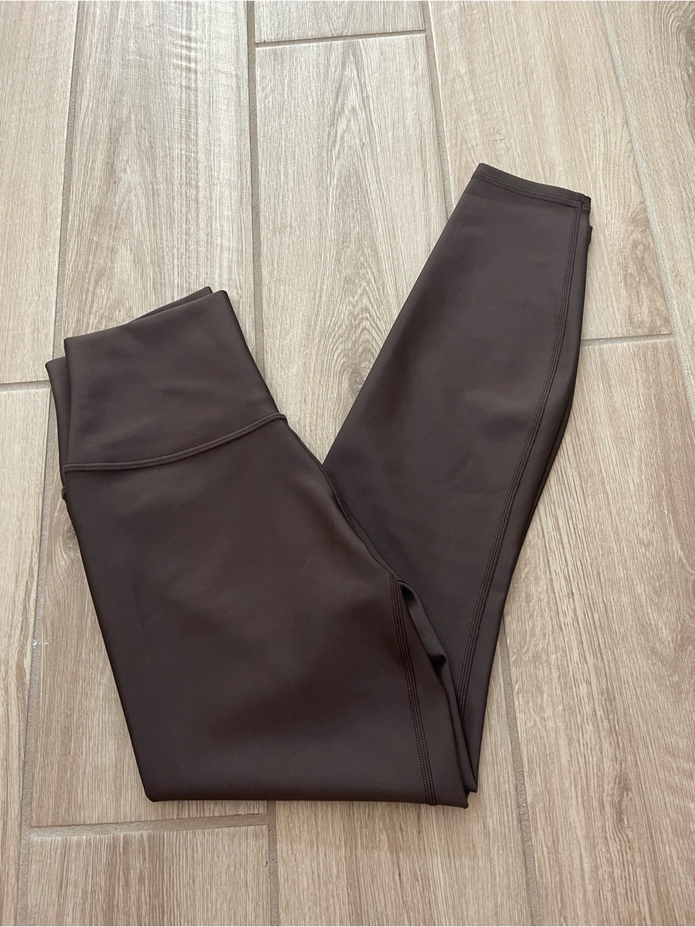 Alo Yoga 7/8 High Waist Airlift Leggings Espresso Sz S 4-6 W5766R - Picture 5 of 16